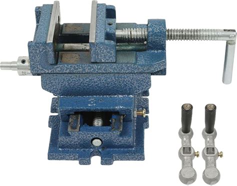 3 Inch Cross Slide Drill Press Vise Heavy Duty Benchtop Compound Cross