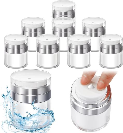 Amazon Pcs Empty Airless Pump Jar Refillable Cosmetic Container