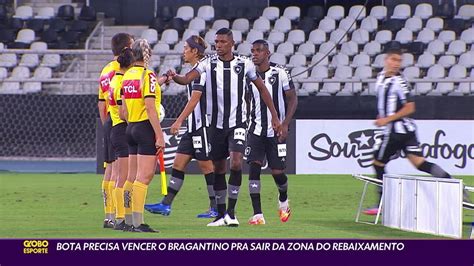 Globo Esporte Rj Botafogo Precisa Vencer O Bragantino Para Sair Do Z