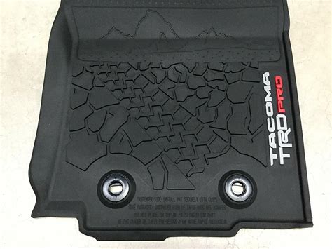 Toyota Tacoma Trd Pro All Weather Rubber Floor Mat Auto