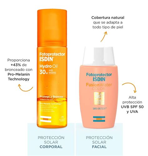 Isdin Pack Protector Solar Facial Fusion Water Color Spf