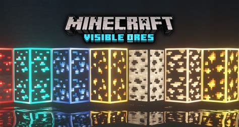 Visible Ores Pack De Textures 115 → 120 Minecraftfr