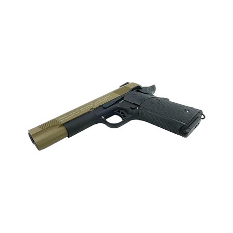 Colt 1911 Ported Gaz Tan Slide Black Lower Blowback Shop Sàrl