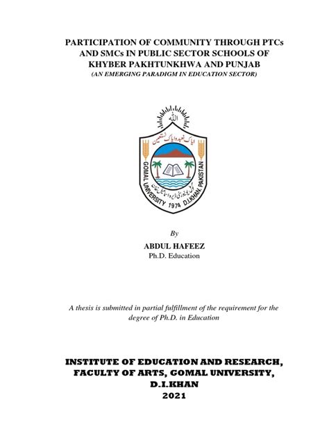 School Management Committee Pdf