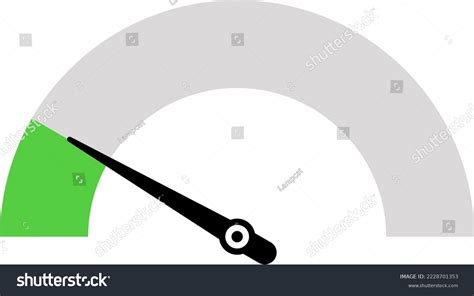 Dashboard Colorful Speedometer Icons Set Tachometer Stock Vector