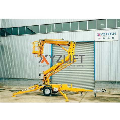 M M Trailer Mounted Boom Lift Cherry Picker Spider Lift China