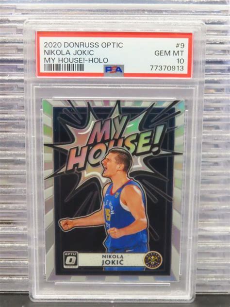 Nikola Jokic 2020 Optic 9 My House Holo Price Guide Sports Card