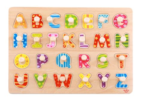 Tooky Toy Wooden Alphabet Puzzle - Toys 4 You