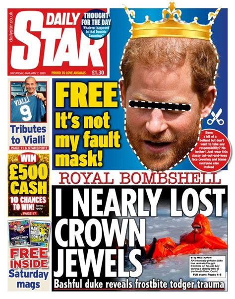 Jerseydeanne On Twitter Daily Star Cover 🤣