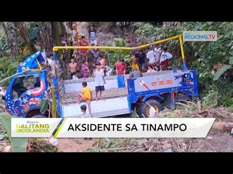 Balitang Bicolandia Truck Na Kargado Nin Mga Mangga Nahulog Sa Ampas