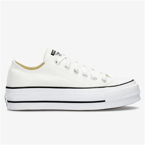 Venta Converse Blancas Mujer Plataforma En Stock