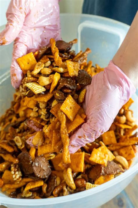 Smoked Chex Mix Big Batch Recipe Urban Cowgirl