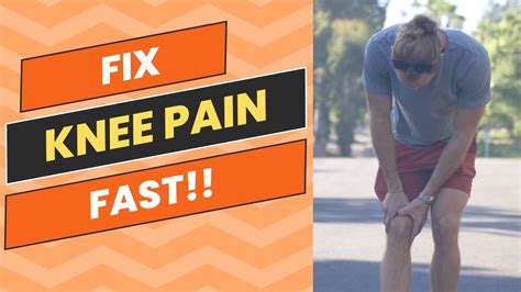 How To Fix Knee Pain Instantly Youtube