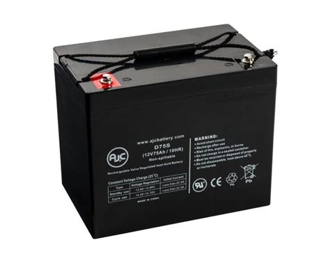 AJC 12V 75Ah Flame Retardant Sealed Lead Acid AGM VRLA Battery