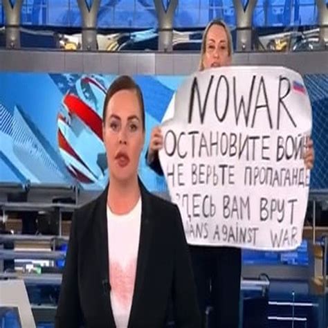 「戦争をやめて」ロシアの国営テレビのスタッフが生放送中に訴える 2022年3月15日掲載 ライブドアニュース