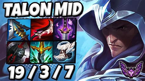 Talon MID Vs Katarina OTP Lol Korea Master Patch 12 20 YouTube