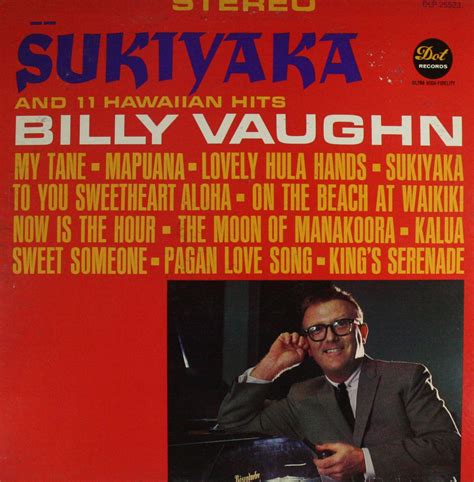 Sukiyaka Discografia De Billy Vaughn LETRAS MUS BR