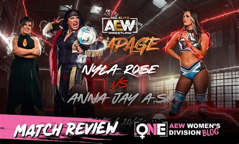 Nyla Rose Vs Anna Jay As Aewone