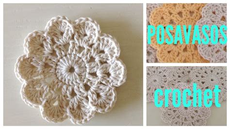 Posavasos A Crochet Paso A Paso Youtube