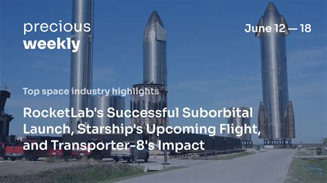 RocketLab's Successful Suborbital Launch, Starship's Upcoming Flight ...