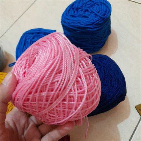 Benang Rajut Nylon Pink Muda 100 Gram Shopee Indonesia