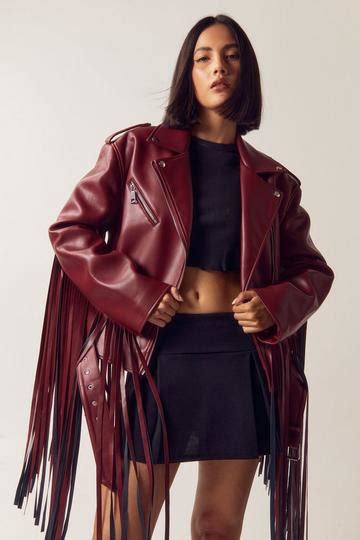 Red Leather Jackets Womens Red Leather Jackets Nasty Gal