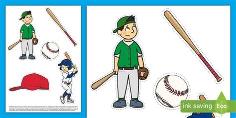 Baseball Clip Art Cut Outs Teacher Made Twinkl