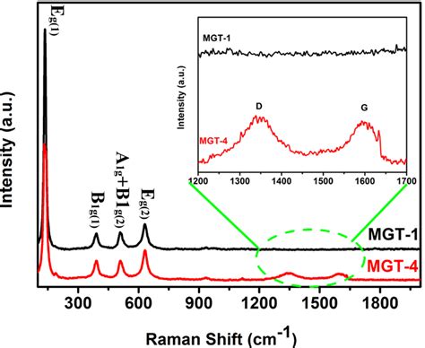 Fig S7 Shows The Raman Spectroscopy Measurements Of Mgt 1 And Mgt 4