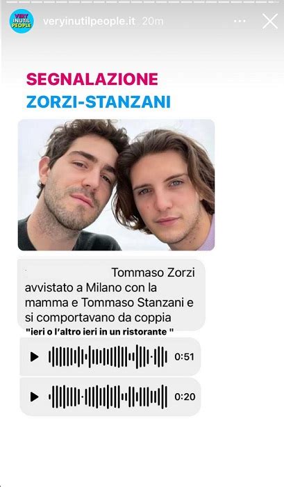 Tommaso Zorzi E Tommaso Stanzani Avvistati Di Nuovo Insieme