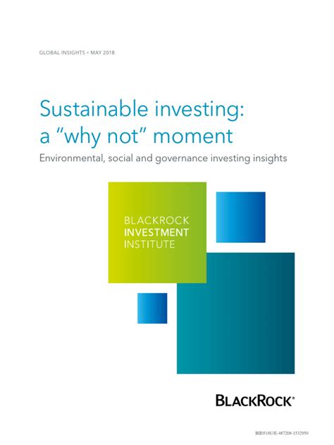 Case 3-Sustainable-Investing-Blackrock-May2018 | PDF | Black Rock ...
