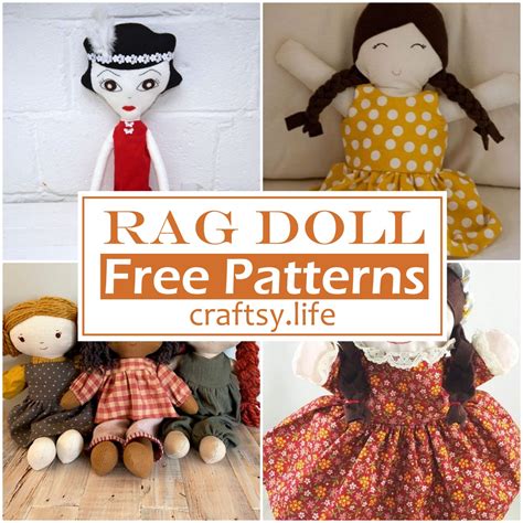 Free Rag Doll Patterns For Sewing Experts Craftsy