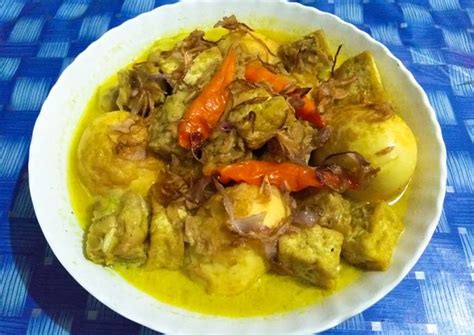 Resep Sayur Lodeh T3 Tahu Tempe Telur Oleh Resep Keluargaku Cookpad