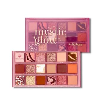 Paleta De Sombras Mystic Glow Ruby Rose HB1068 Shopee Brasil