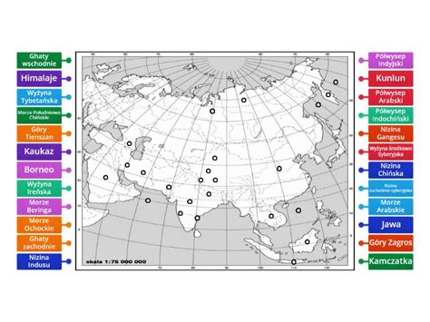 Azja Mapa Fizyczna Klasa 8 Labelled Diagram