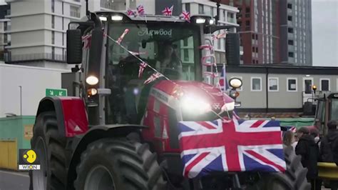 Uk Farmers Drive Tractors To Londons Parliament In Protest