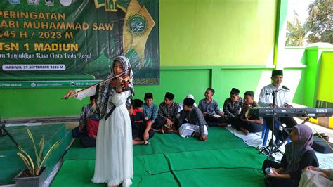 Semarak Peringatan Maulid Nabi Muhammad SAW Di MTsN 1 Madiun MTs