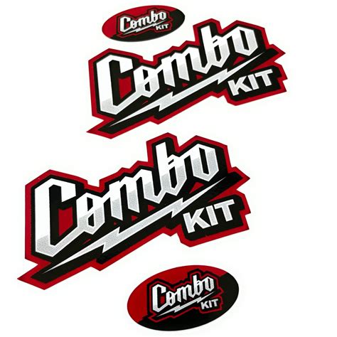 Combo Kit 4 Pack Stickers