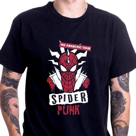 Camiseta 100 algodão Unissex Spiderman Aranha Verso Cultura