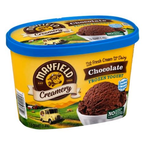 Mayfield Creamery® Lowfat Chocolate Frozen Yogurt Tub 1 5 Quart Pick