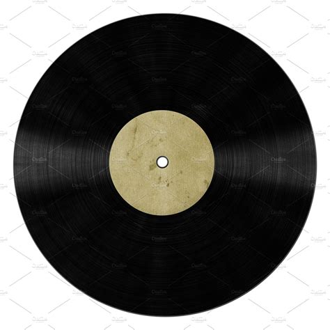 Vinyl Record Blank Product Mockups ~ Creative Market