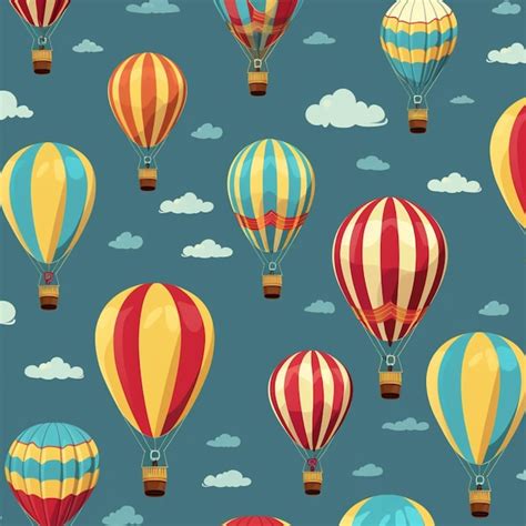 Premium AI Image A Close Up Of A Bunch Of Hot Air Balloons Flying In The Sky Generative Ai