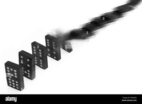 Dominos Falling Over Hi Res Stock Photography And Images Alamy