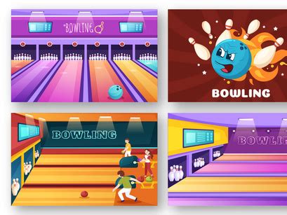 Bowling Game Illustration By Denayuneep Epicpxls