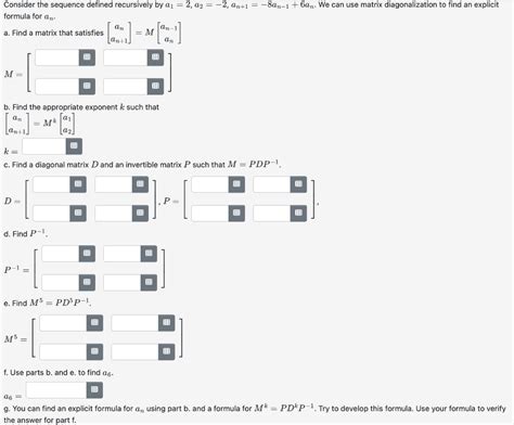 Solved Consider The Sequence Defined Recursively By Chegg