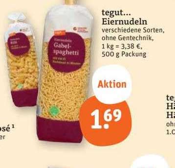 Eiernudeln Verschiedene Sorten Angebot Bei Tegut Prospekte De