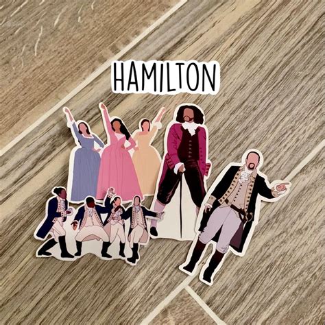 Hamilton Stickers And Sticker Pack Etsy