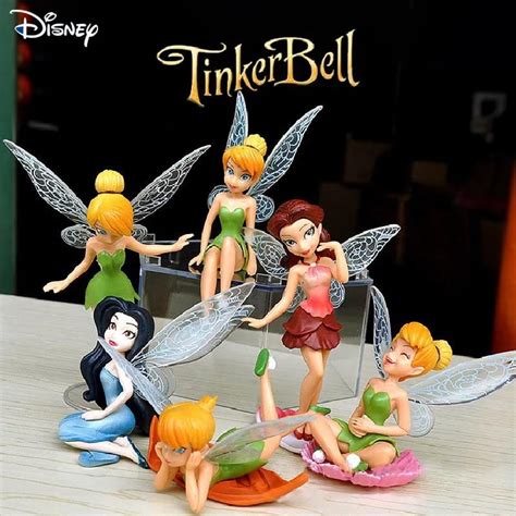 Jual Tinkerbell 6pcs Set Hiasan Kue Peri Tinkerbell Topper Cake Figure