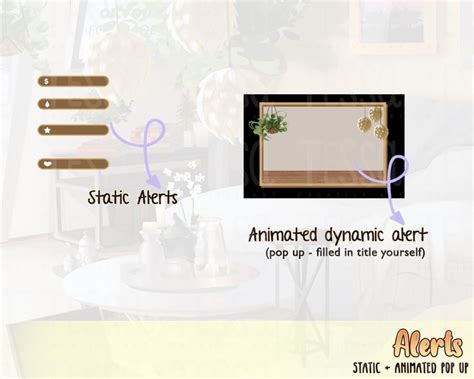 Animated Cozy Living Room Twitch Package Cute Twitch Overlay Etsy