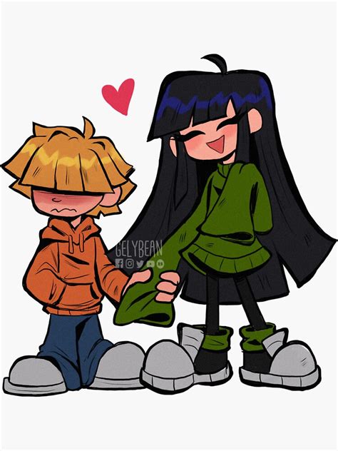 Knd Numbuh 3 X Numbuh 4 Sticker For Sale By Gelybean Redbubble