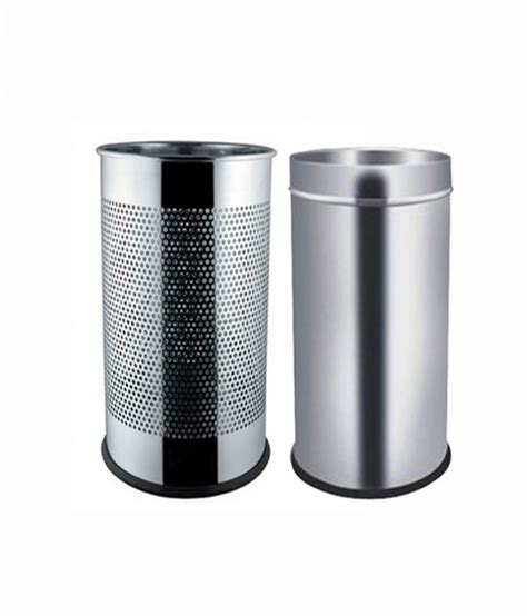 Ss Open Top Solid Hamper Dustbin 22 Litre For Dining Room At Rs 850 In